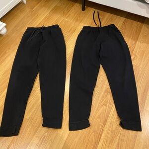 Fruit of the Loom Men's Black Joggers Sweatpants
